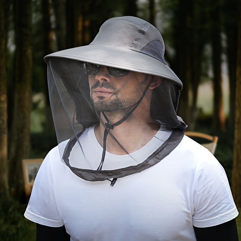 Camping Hammock With Mosquito Net Rainfly - Chapéu Unissex UPF50+ com Rede Anti-Mosquito