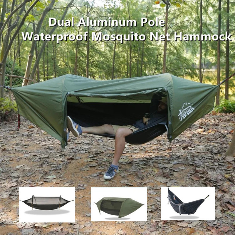 Camping Hammock With Mosquito Net Rainfly - Rede Mosquiteira 3 em 1 com
