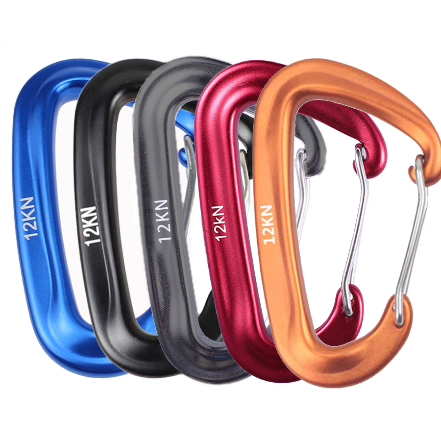 Carabiners Aluminum 12Kn Heavy Duty - Mosquetão, clipes de mosquetão resistentes e