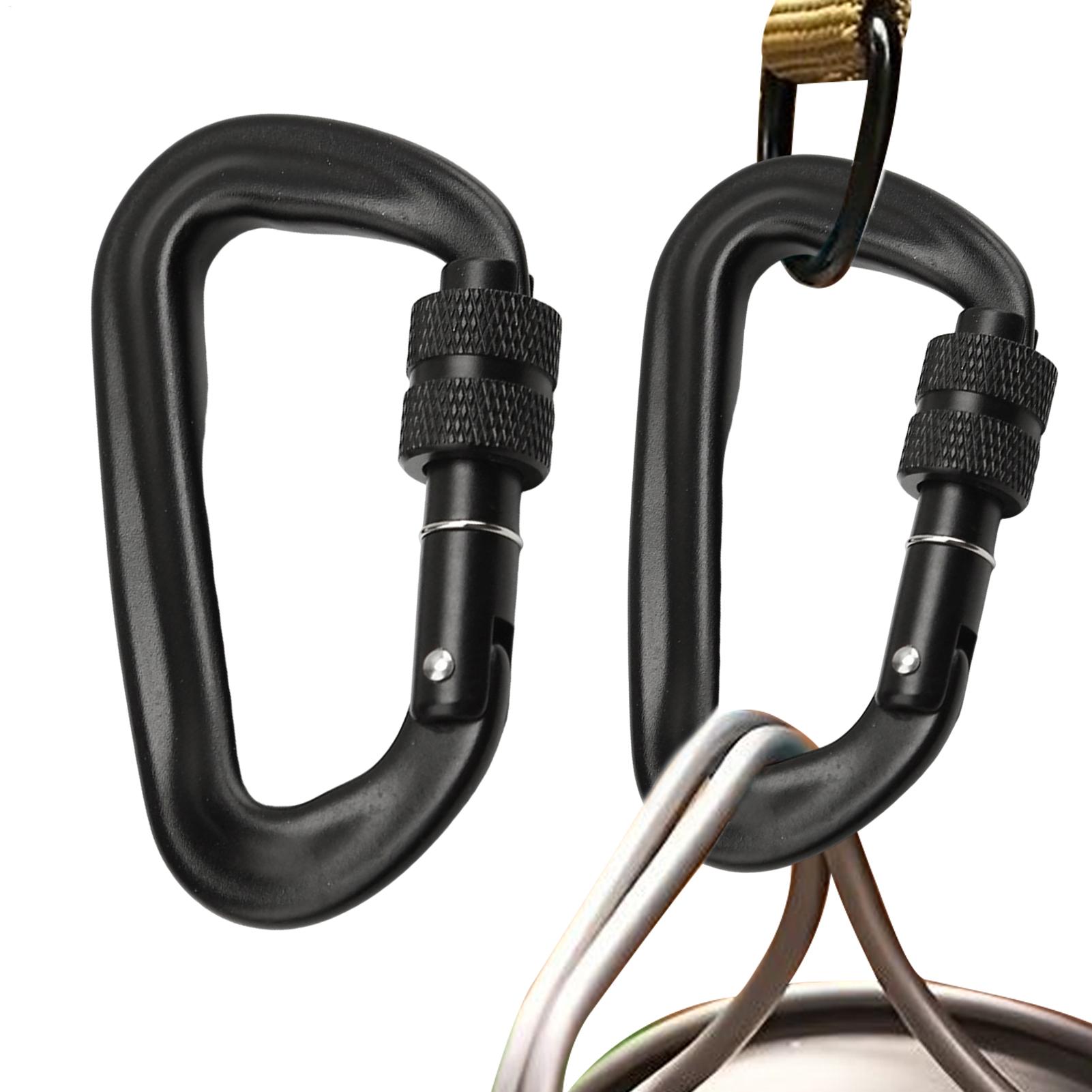 Carabiners Aluminum 12Kn Heavy Duty - Mosquetões de Alumínio Reforçados 12kN com