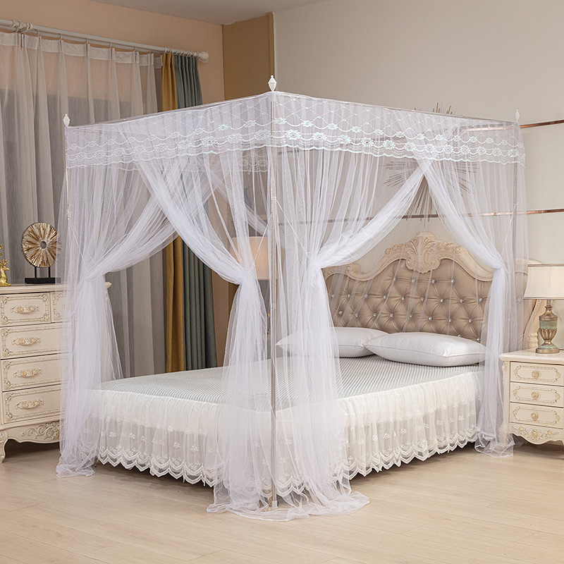 Camping Hammock With Mosquito Net Rainfly - Mosquiteiro de Renda com 4 Cantos