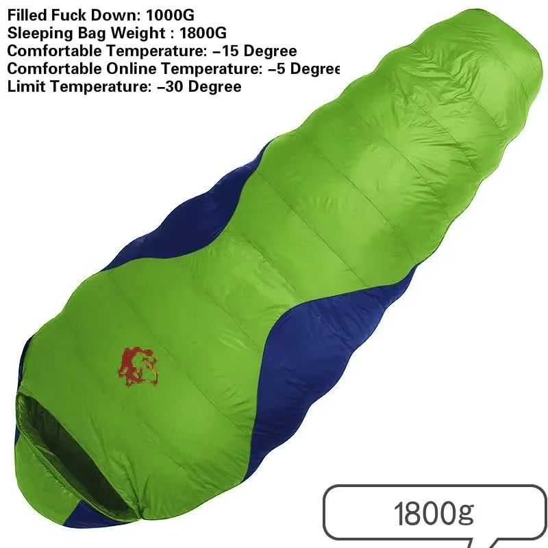 Sleeping Bag 4 Season Down Winter - Selva rei mais novo 4 estações