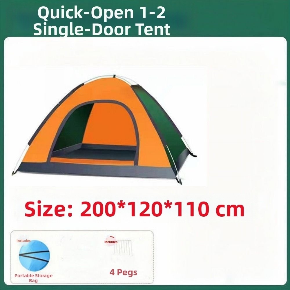 Camping Hammock With Mosquito Net Rainfly - Barraca de camping automática para 1-4