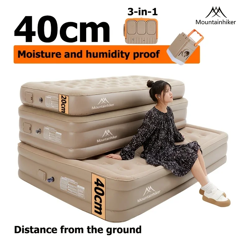 Colchão Inflável Automático Mo - Camping Air Mattress Built In Pump avaliação e preço