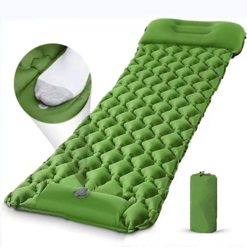 Colchonete Inflável para Campi - Inflatable Camping Sleeping Pad Pillow avaliação e preço