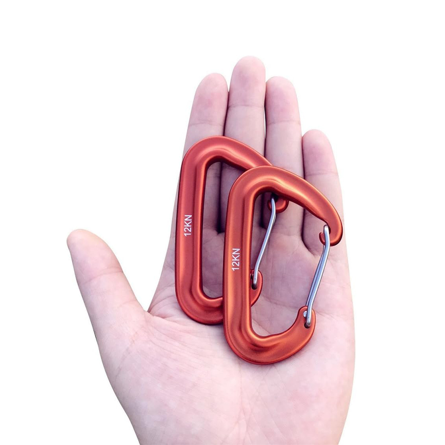 Mosquetão em forma de D, 2/5 p - Carabiners Aluminum 12Kn Heavy Duty avaliação e preço