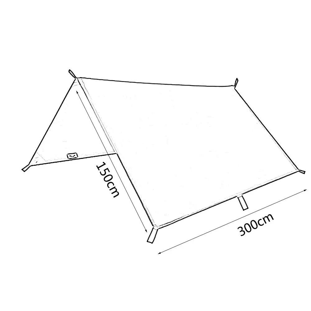 Toldo Impermeável 3x3m para Pr - Hammock Rain Fly Tarp Waterproof 3X3M avaliação e preço