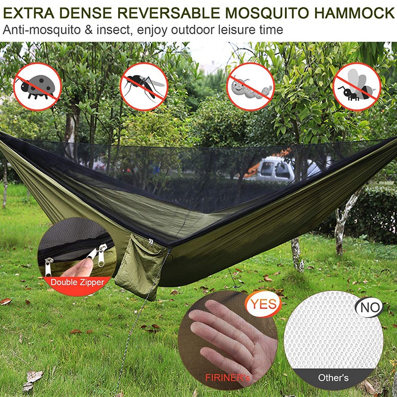 RMWIN – Rede de campismo com t - Camping Hammock With Mosquito Net Rainfly avaliação e preço