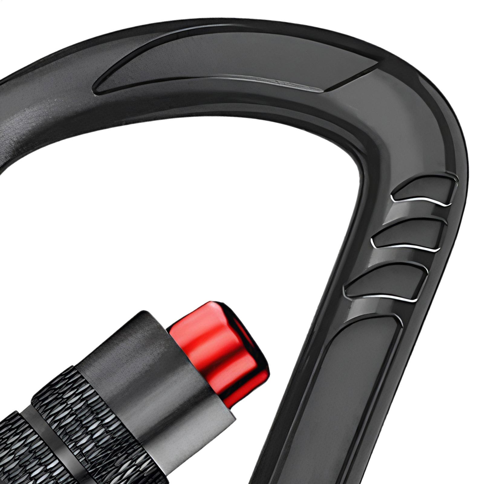 Mosquetão de segurança 12KN, r - Carabiners Aluminum 12Kn Heavy Duty avaliação e preço