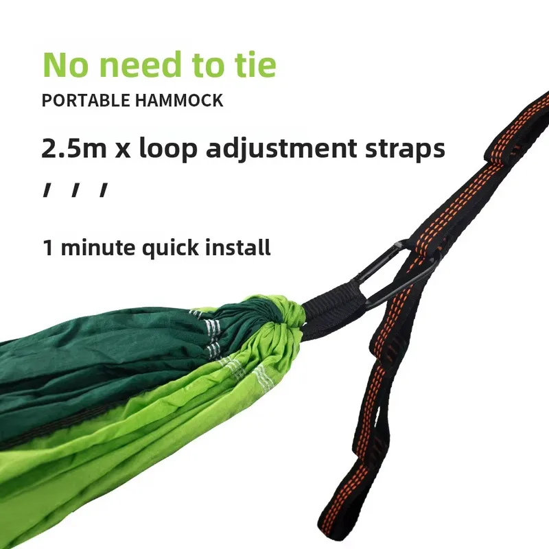 Rede de paraquedas portátil e  - Double Hammock Portable Parachute Nylon avaliação e preço
