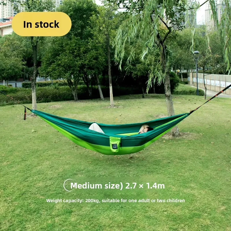 Rede de paraquedas portátil e  - Double Hammock Portable Parachute Nylon avaliação e preço