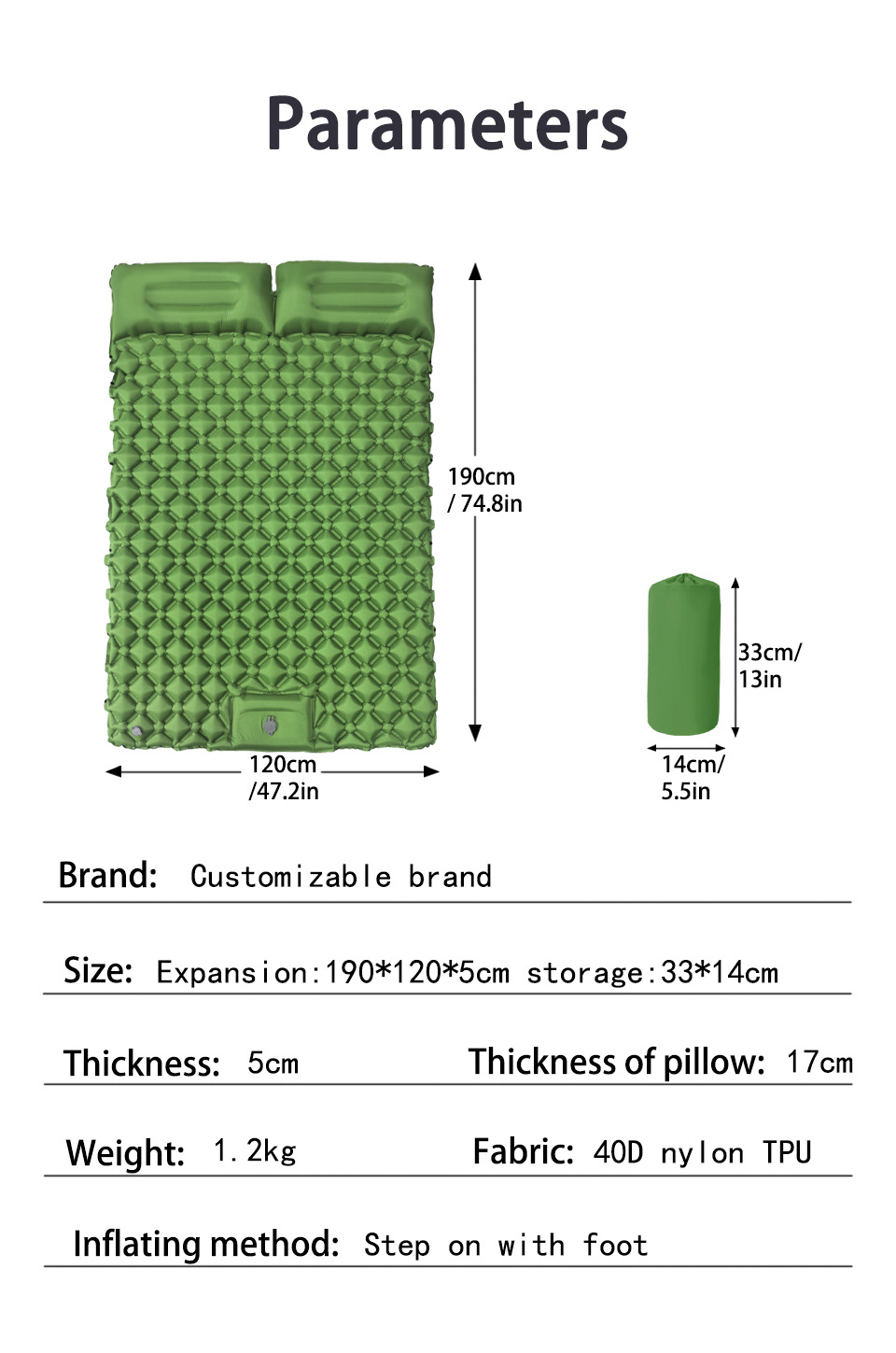 Colchão inflável para camping  - Camping Air Mattress Built In Pump avaliação e preço