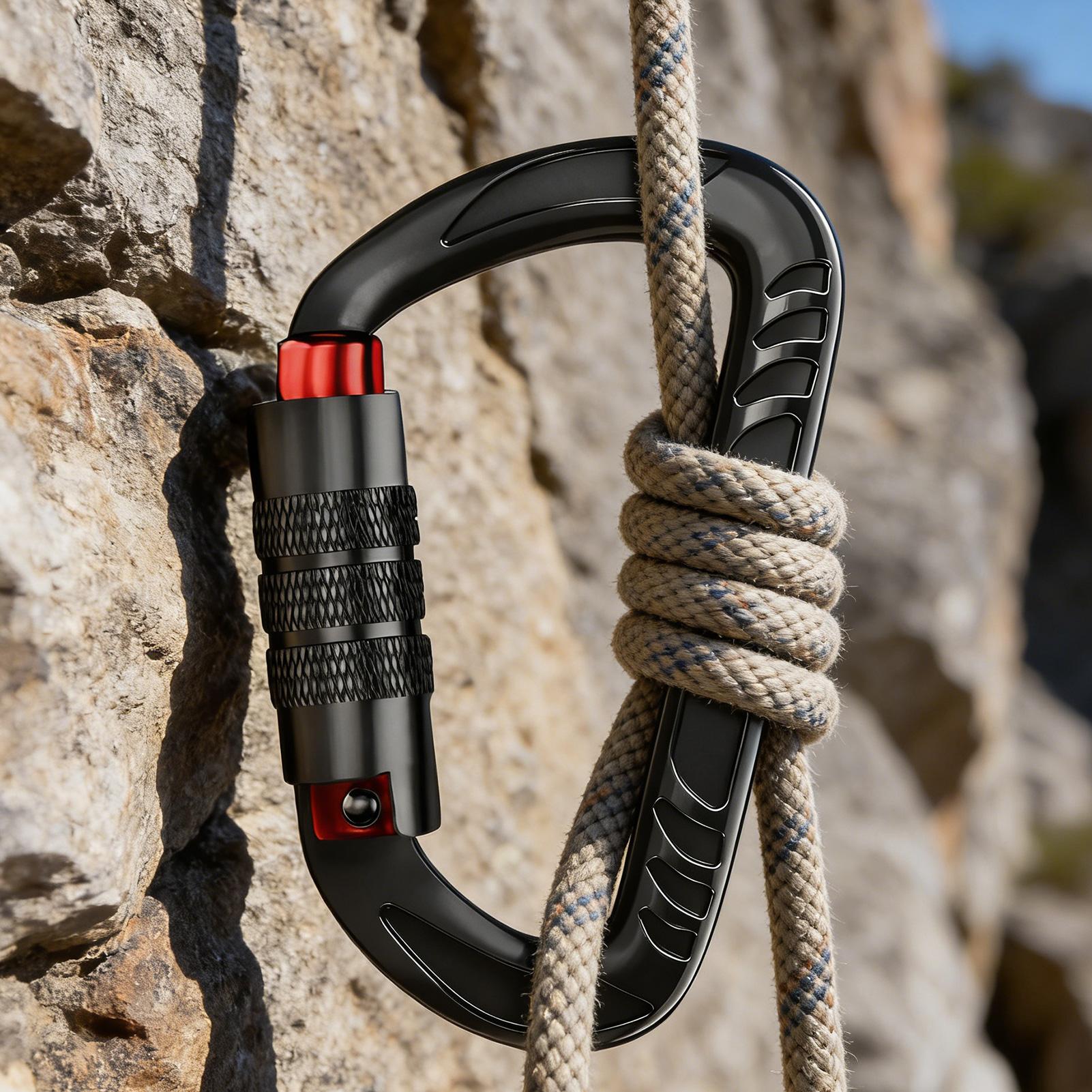 Mosquetão clipe 12kn de carga  - Carabiners Aluminum 12Kn Heavy Duty avaliação e preço