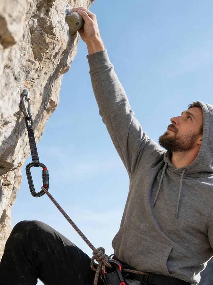 Mosquetão clipe 12kn de carga  - Carabiners Aluminum 12Kn Heavy Duty avaliação e preço