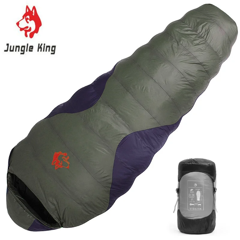 Jungle king 4 estações, 3 tipo - Sleeping Bag 4 Season Down Winter avaliação e preço