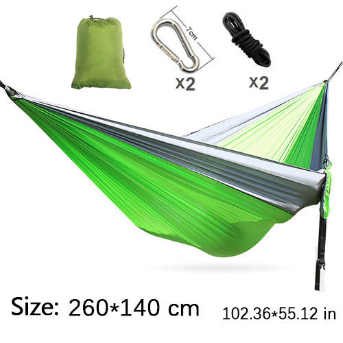 Rede de paraquedas portátil de - Double Hammock Portable Parachute Nylon avaliação e preço