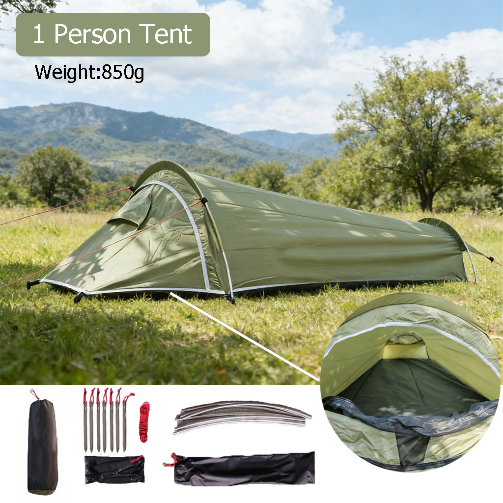 Barraca de camping para 1 pess - Ultralight Bivy Tent 1 Person Waterproof avaliação e preço