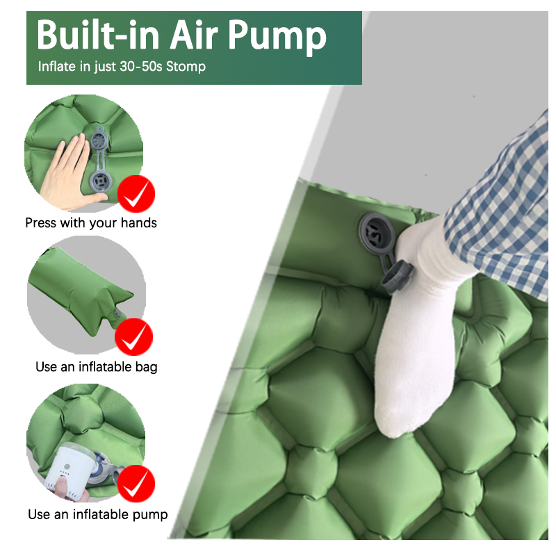 Colchão insuflável para acampa - Camping Air Mattress Built In Pump avaliação e preço