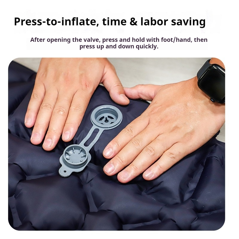 Colchão inflável para camping  - Inflatable Camping Sleeping Pad Pillow avaliação e preço