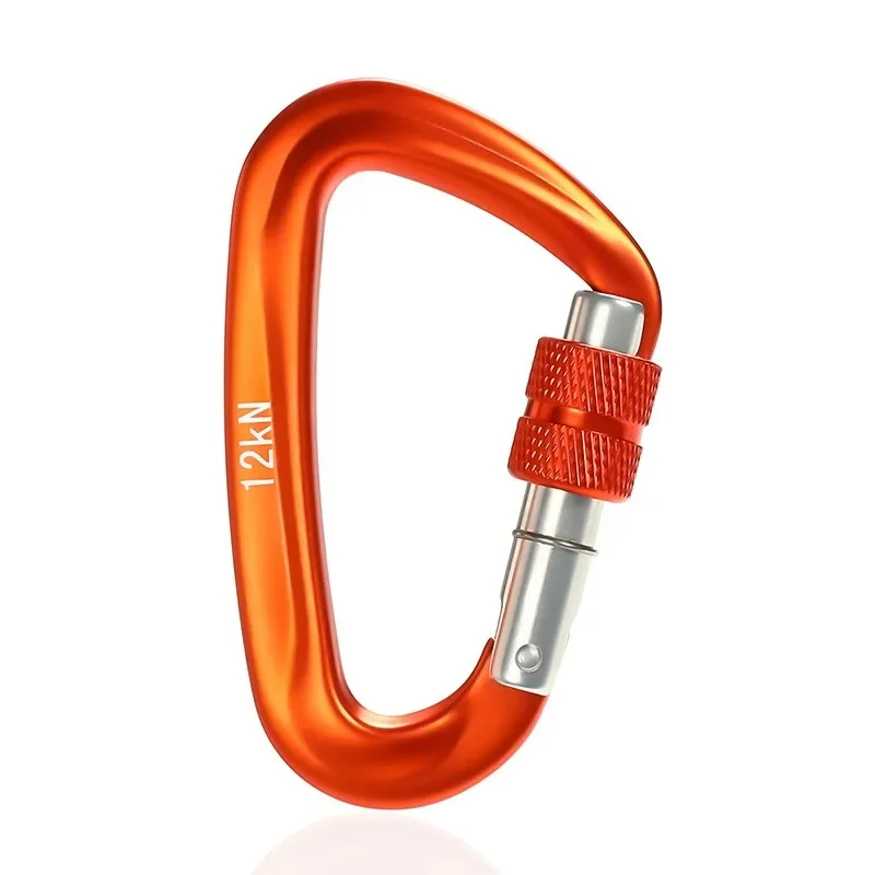 Mosquetão de Alumínio Tipo D 1 - Carabiners Aluminum 12Kn Heavy Duty avaliação e preço