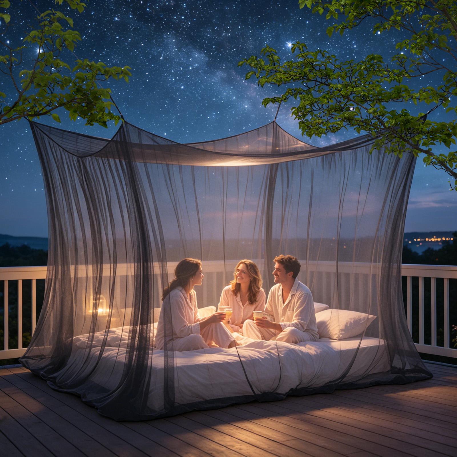 Rede Mosquiteira Externa para  - Camping Hammock With Mosquito Net Rainfly avaliação e preço
