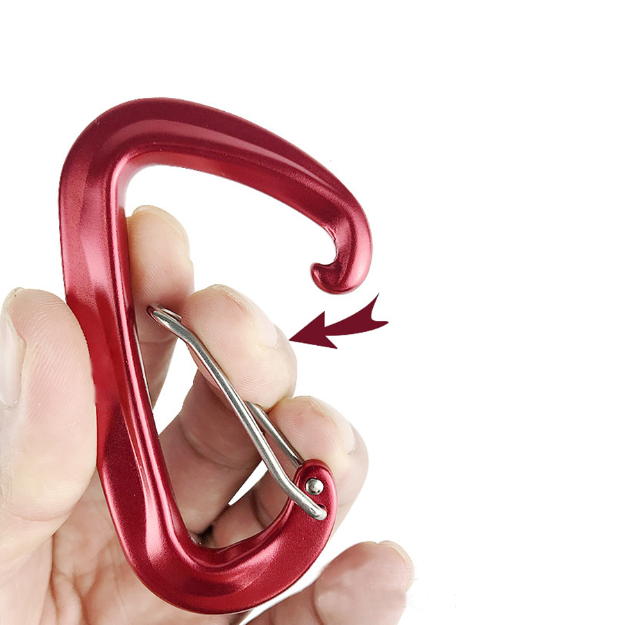 Mosquetão, clipes de mosquetão - Carabiners Aluminum 12Kn Heavy Duty avaliação e preço