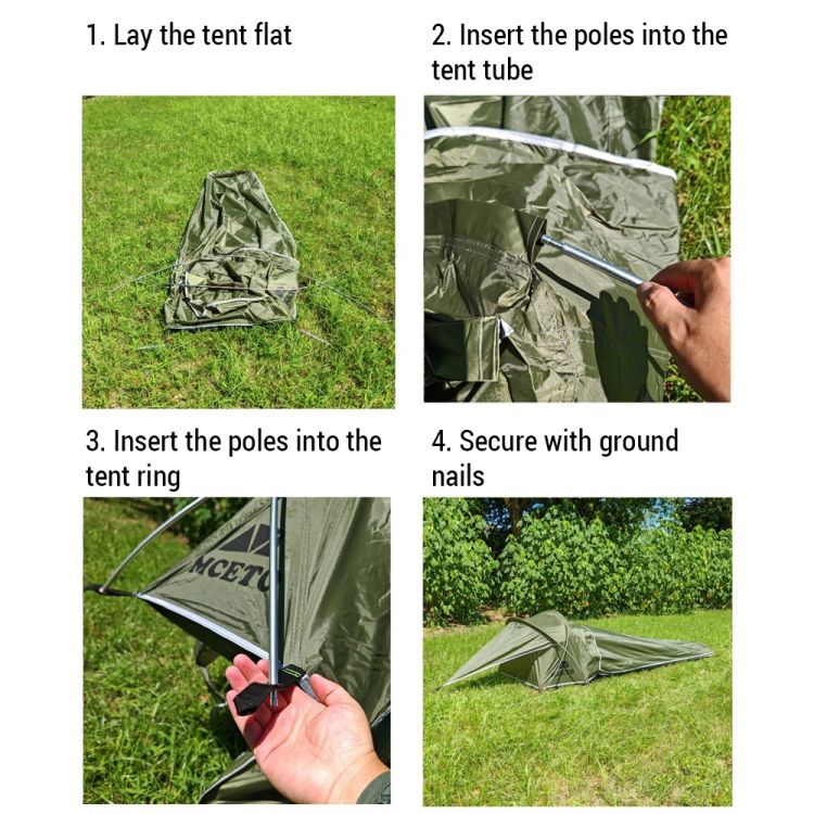 Barraca Bivy Ultraleve para Um - Ultralight Bivy Tent 1 Person Waterproof avaliação e preço