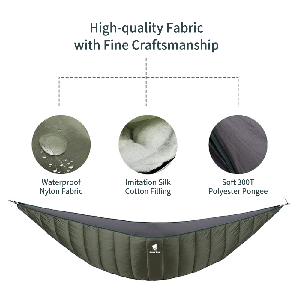 Rede portátil underquilt inver - Underquilt For Camping Hammock Cold Weather avaliação e preço