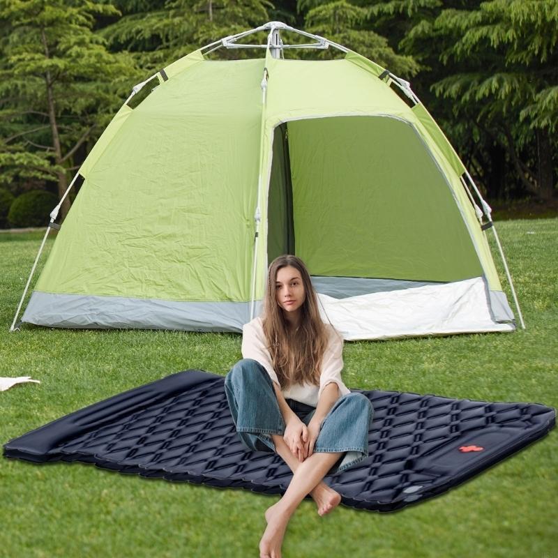 Almofada dormir com travesseir - Inflatable Camping Sleeping Pad Pillow avaliação e preço
