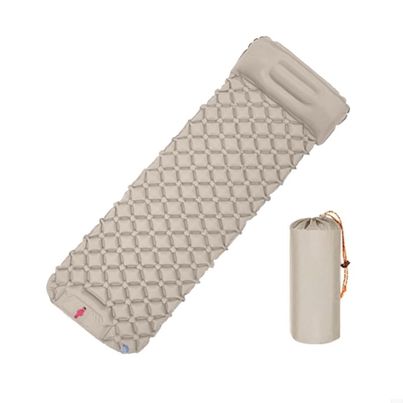 Almofada dormir com travesseir - Inflatable Camping Sleeping Pad Pillow avaliação e preço