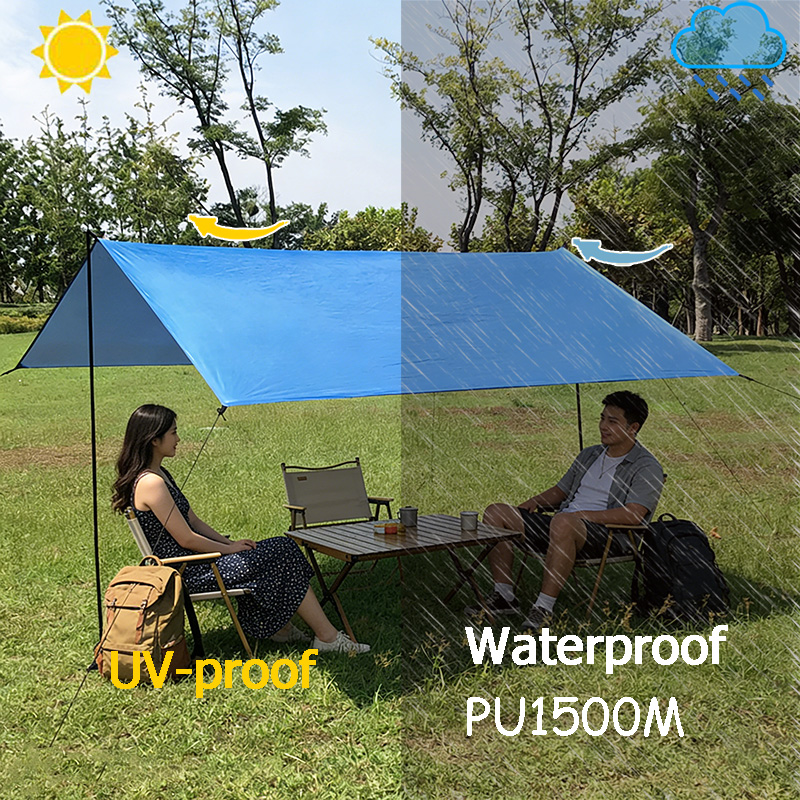 Lona de Camping 3x3m, Toldo Im - Hammock Rain Fly Tarp Waterproof 3X3M avaliação e preço
