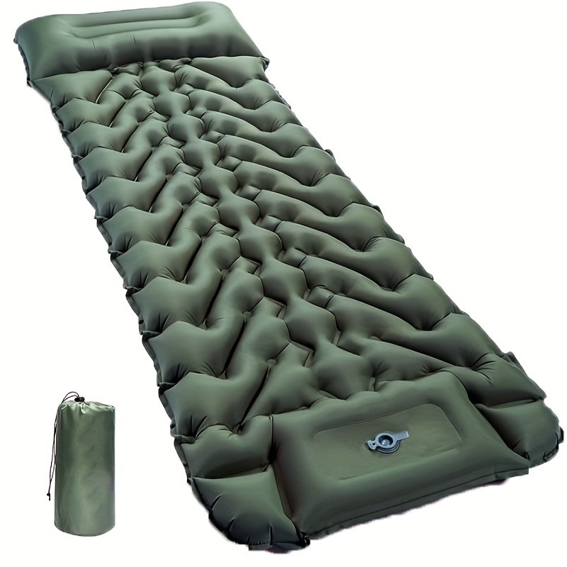 Colchão Inflável de Nylon Durá - Inflatable Camping Sleeping Pad Pillow avaliação e preço
