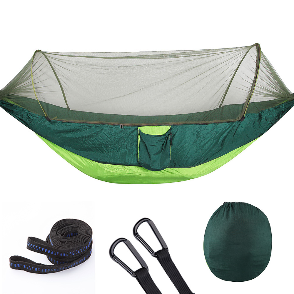 Duplo Nylon Parachute Hammock  - Camping Hammock With Mosquito Net Rainfly avaliação e preço