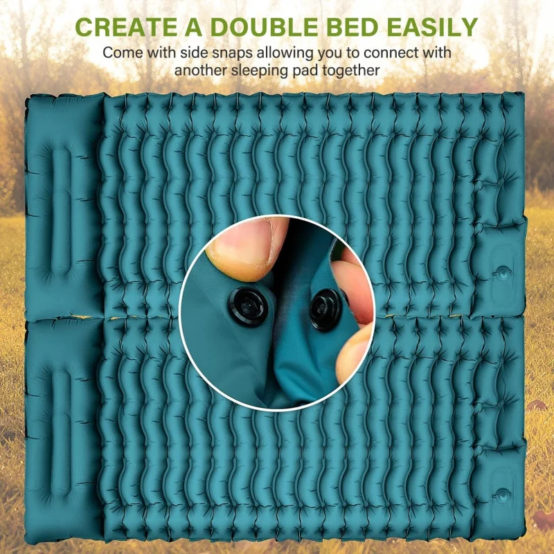 2026 Novo Colchão Inflável par - Inflatable Camping Sleeping Pad Pillow avaliação e preço