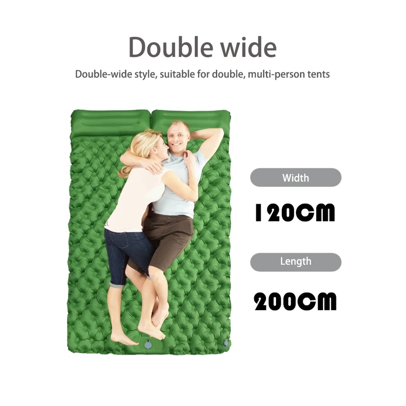 Colchonete de camping dobrável - Camping Air Mattress Built In Pump avaliação e preço