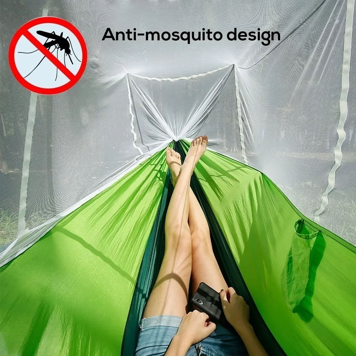 Rede Mosquiteira Dupla Ultrale - Double Hammock Portable Parachute Nylon avaliação e preço